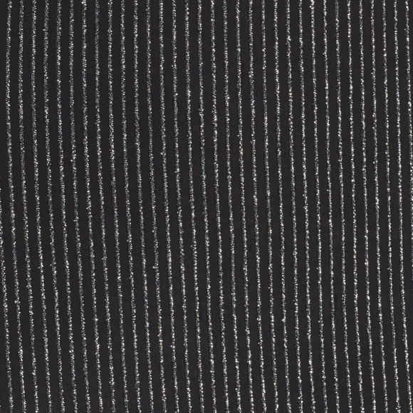 Michael Kors Black Metallic Stripe Cowl Back Dress - Picture 3 of 9